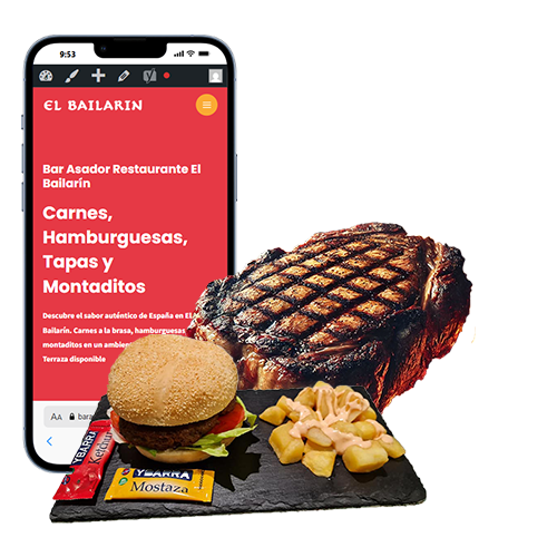 carnes hamburguesas tapas y montaditos